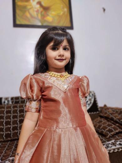 kids gown jimmy choo silk Children boutique wholesale